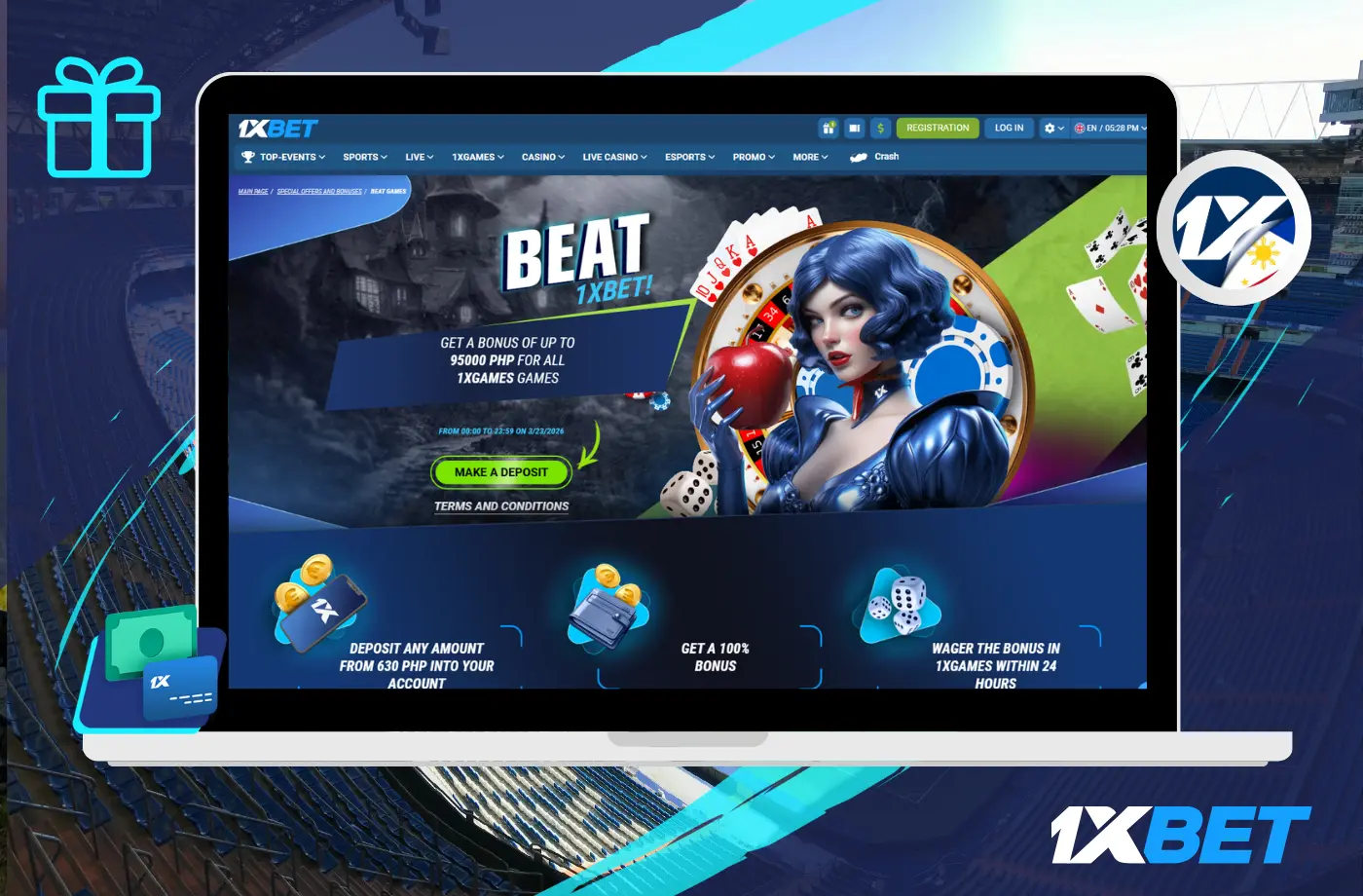 1xBet Beat Offer